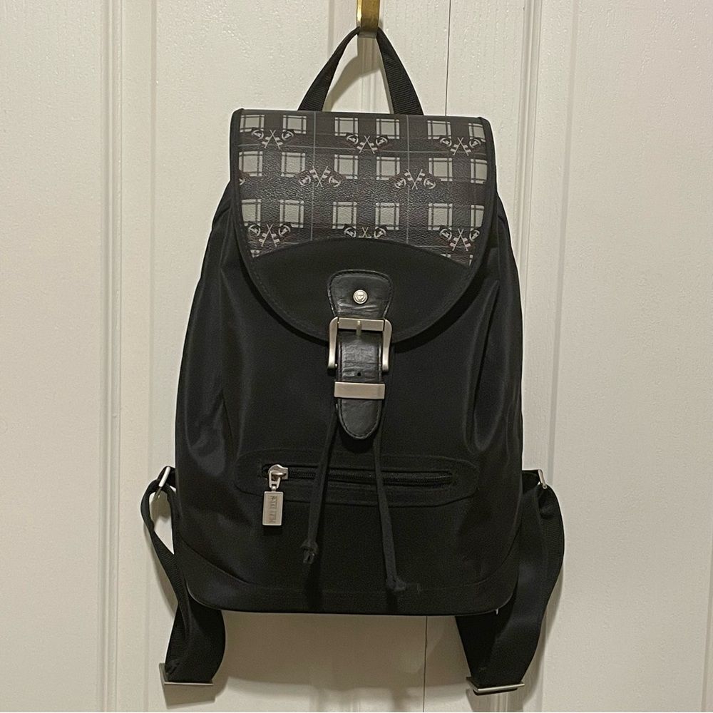 Rare Vintage Russell Simmons Phat Farm Backpack Black Gray